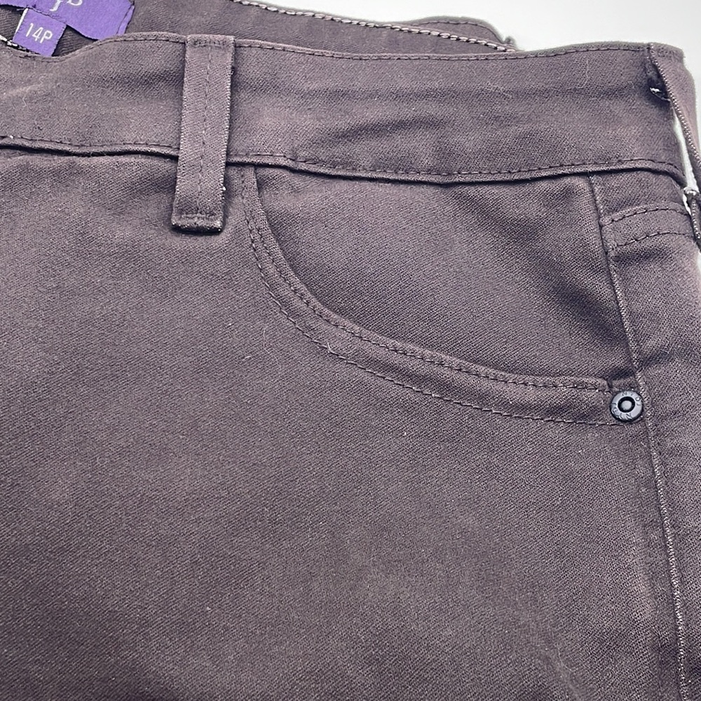 NYDJ brown jeans Sz 14P - Picture 6 of 7